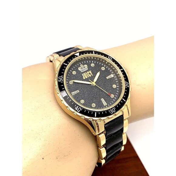 Juicy By Juicy Couture Women\'s Watch JC/5022 Quartz Black Gold Tone Stee… main image 6
